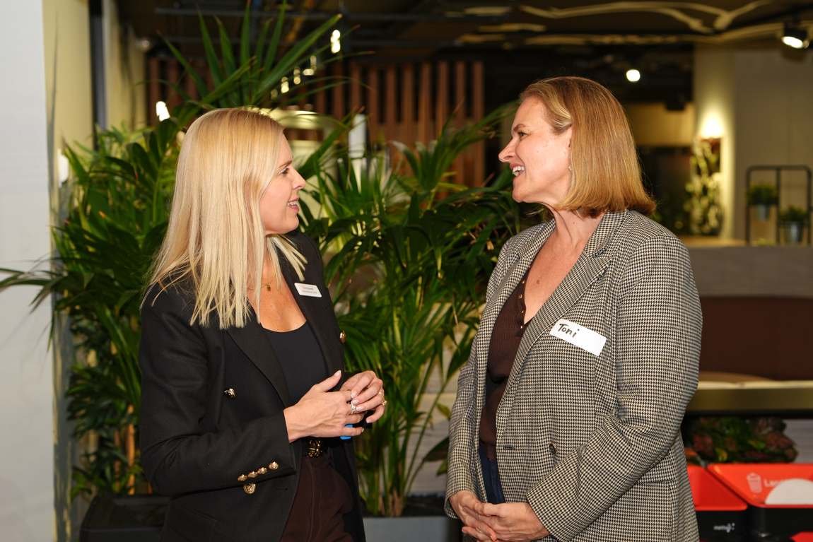 HealthHaus guests in conversation